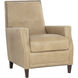 Florenzi Latte Leather Lounge Chair